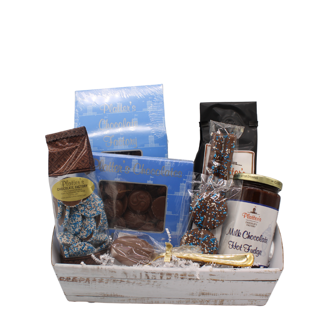 C104 CHOCOLATE SHOP 新刊セット Premium Chocolate Lovers Basket | Platter's Chocolate Factory