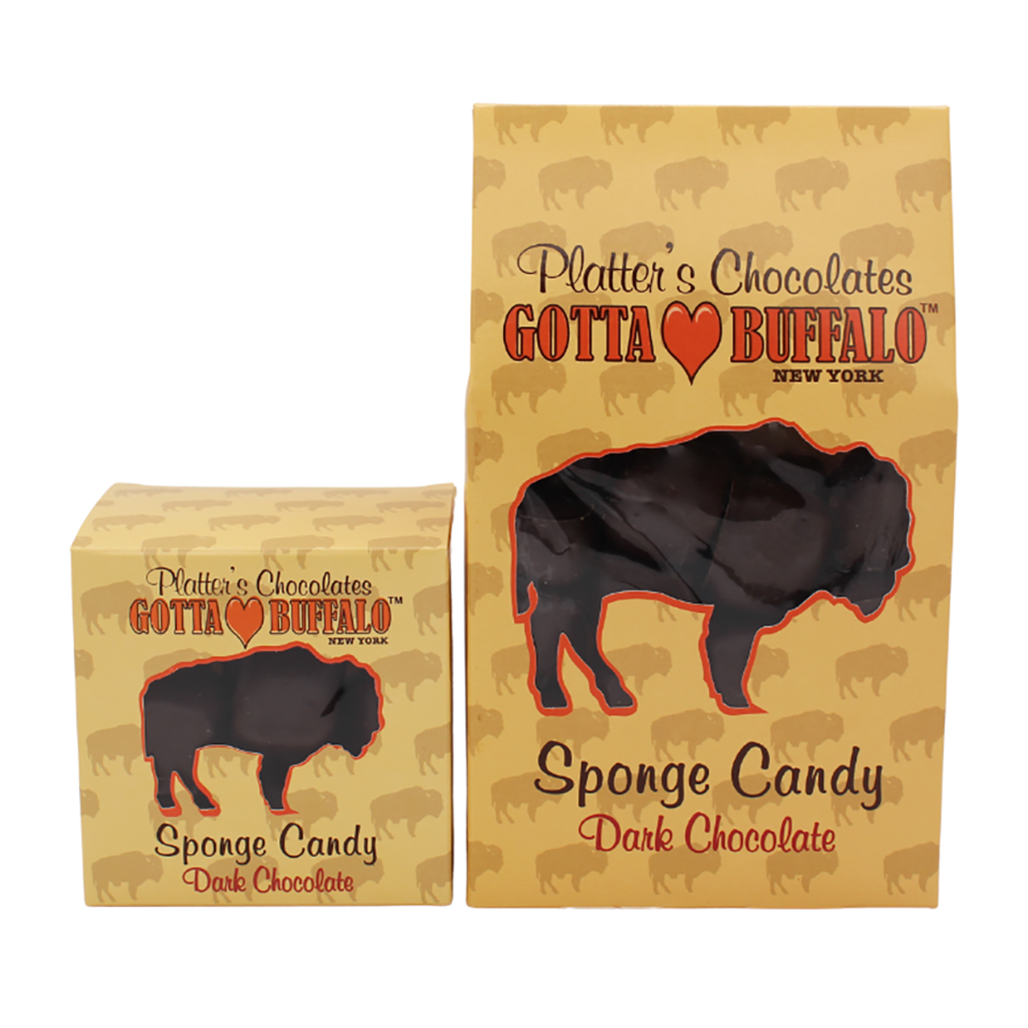 Dark Chocolate Gotta Love Buffalo™ Sponge Candy | Platter's
